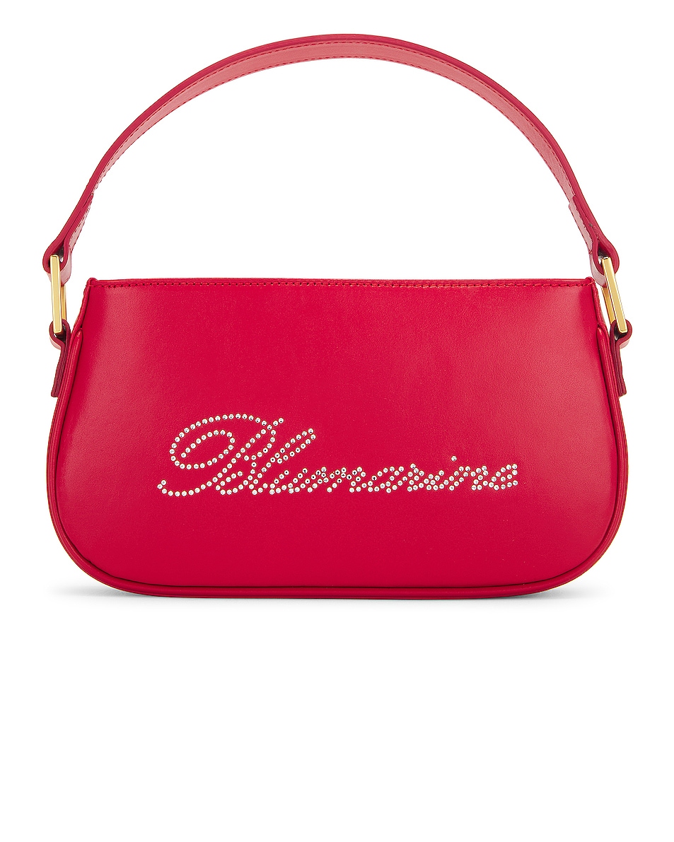 Image 1 of Blumarine Leather Bag in Lipstick Red