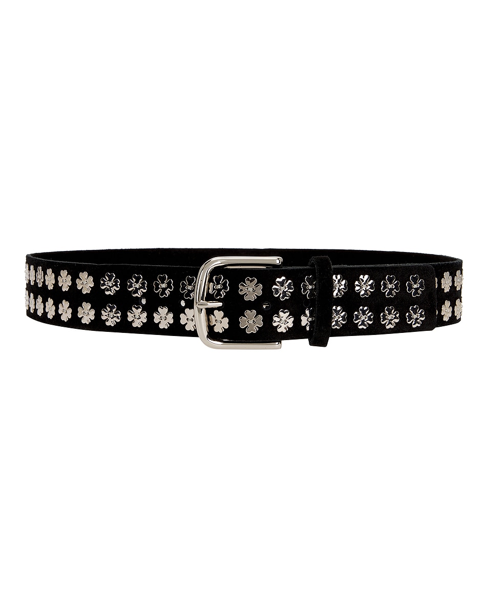 Image 1 of BODE Clover Charm Belt in Black