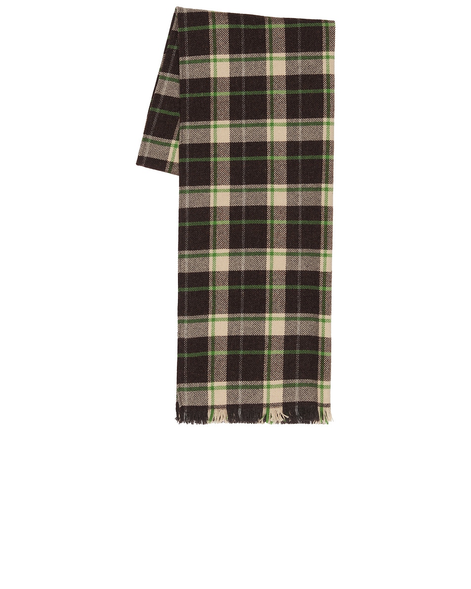 Image 1 of BODE Woodcrest Scarf in Brown Green