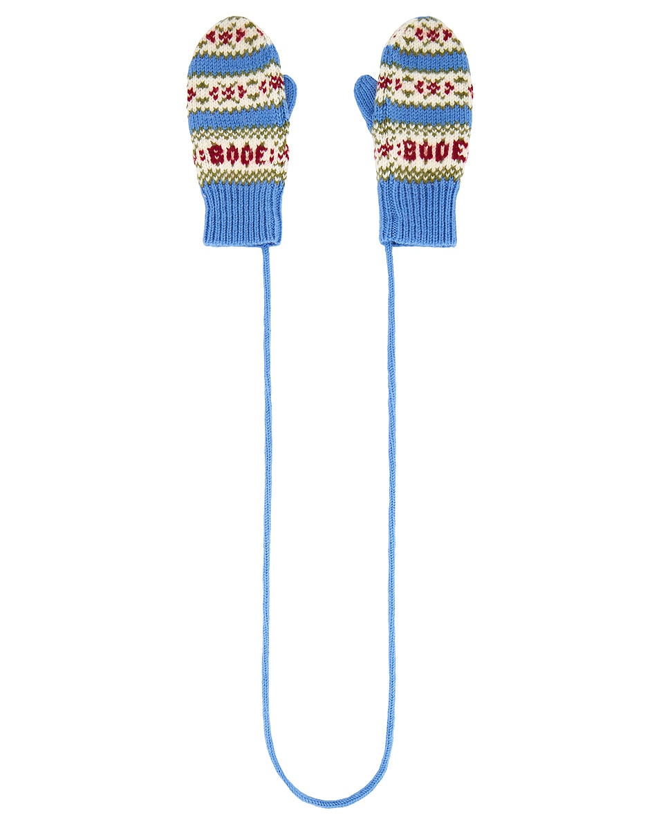 Image 1 of BODE Wedgewood Mittens in Multi