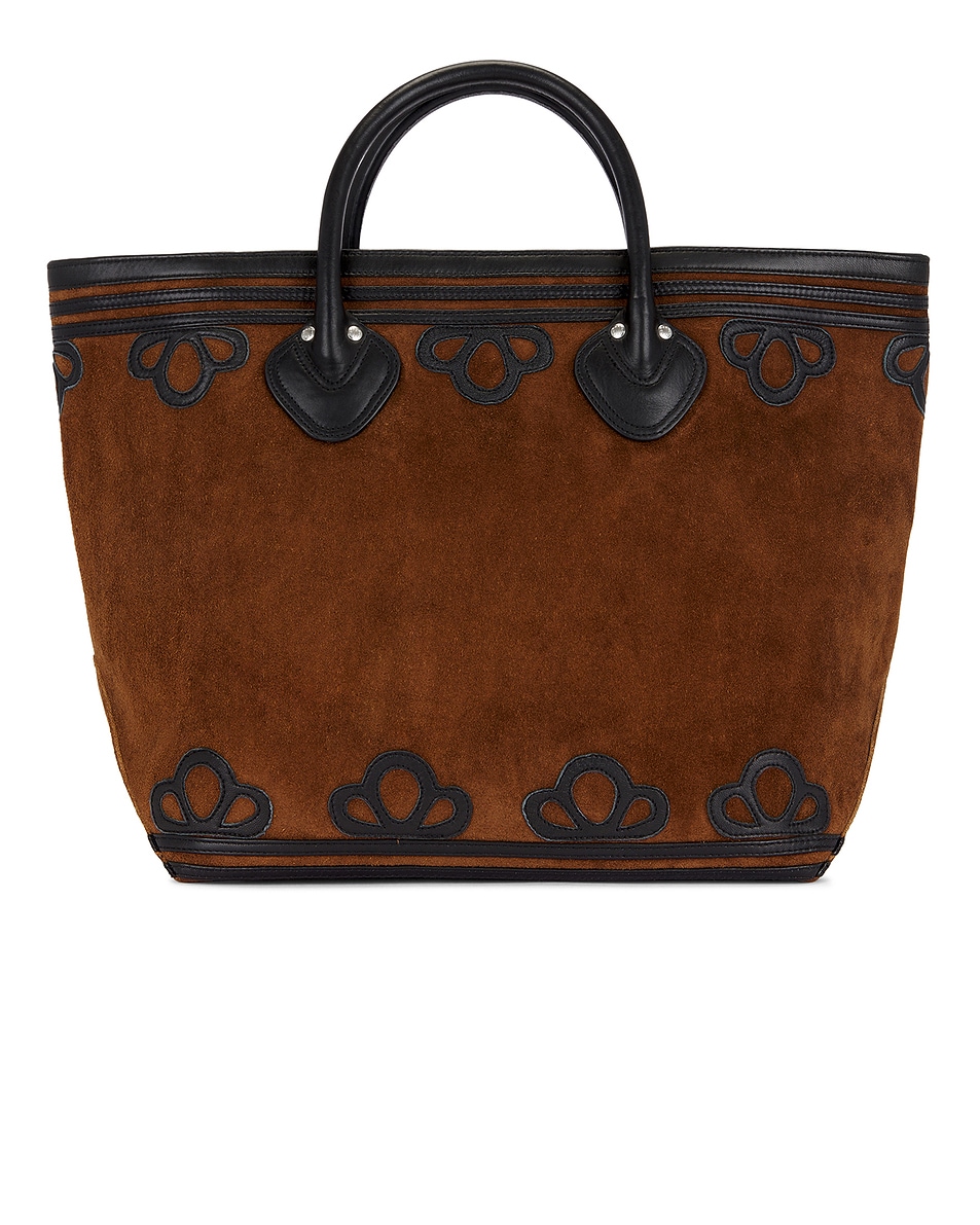 Image 1 of BODE Trefoil Tote Bag in Brown