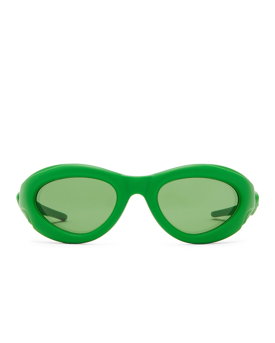 Image 1 of Bottega Veneta BV1162S Sunglasses in Solid Green