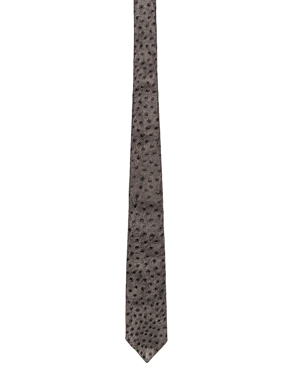 Image 1 of Bottega Veneta Emu Soft Sirte Tie in Pebble