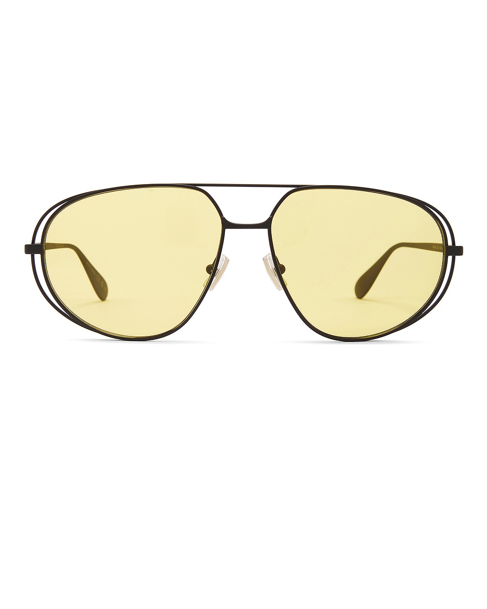 Image 1 of Bottega Veneta BV1344S Sunglasses in Black & Yellow