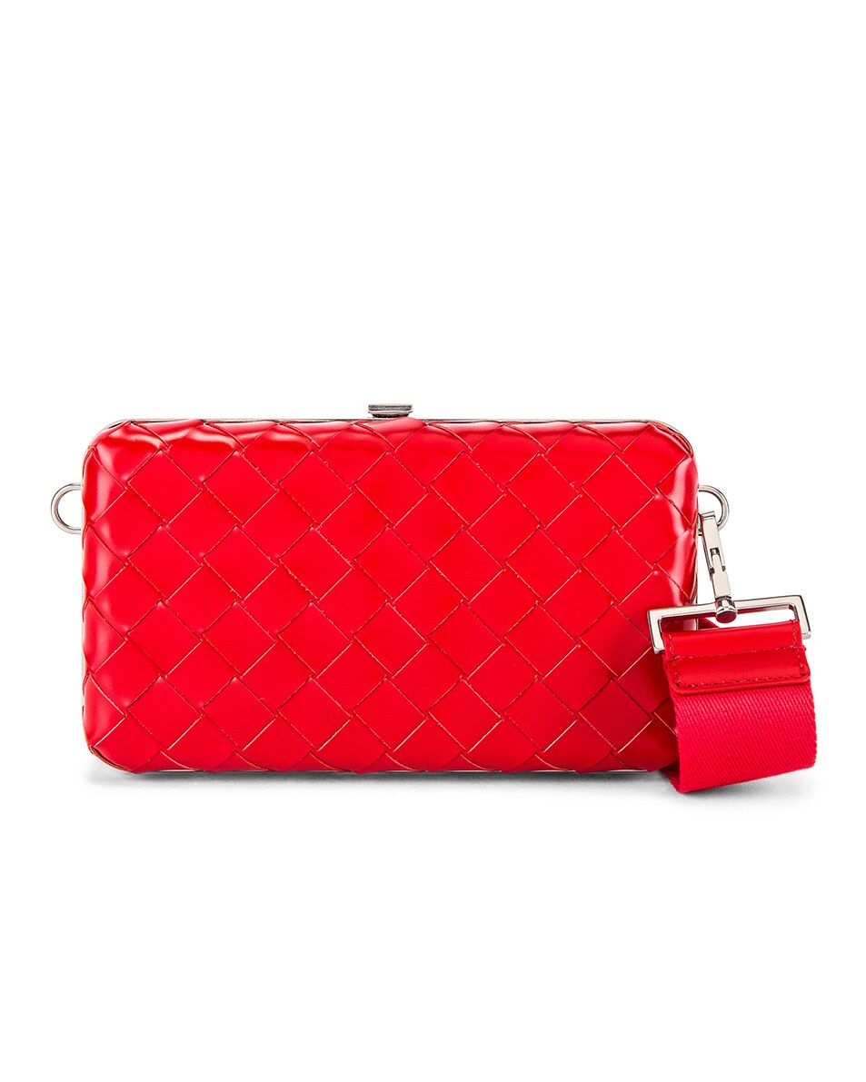 Image 1 of Bottega Veneta Shoulder Bag in Bright Red