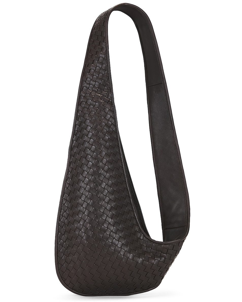 Image 1 of Bottega Veneta Intrecciato 10 Nappa Fluffy Veneto Sling Bag in Fondant & Silver