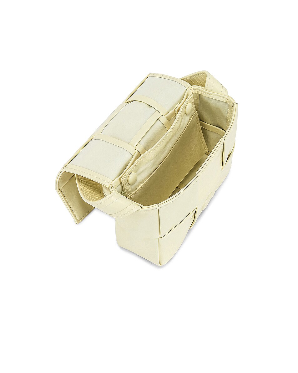 Bottega Card Case With Strap in Zest Washed & Silver FWRD