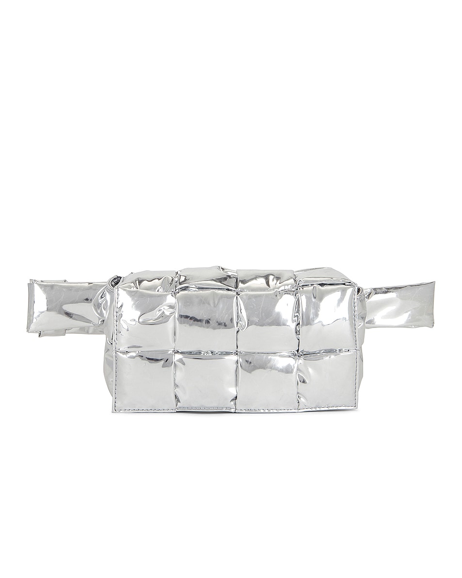 Image 1 of Bottega Veneta Portatutto Belt Bag in Silver