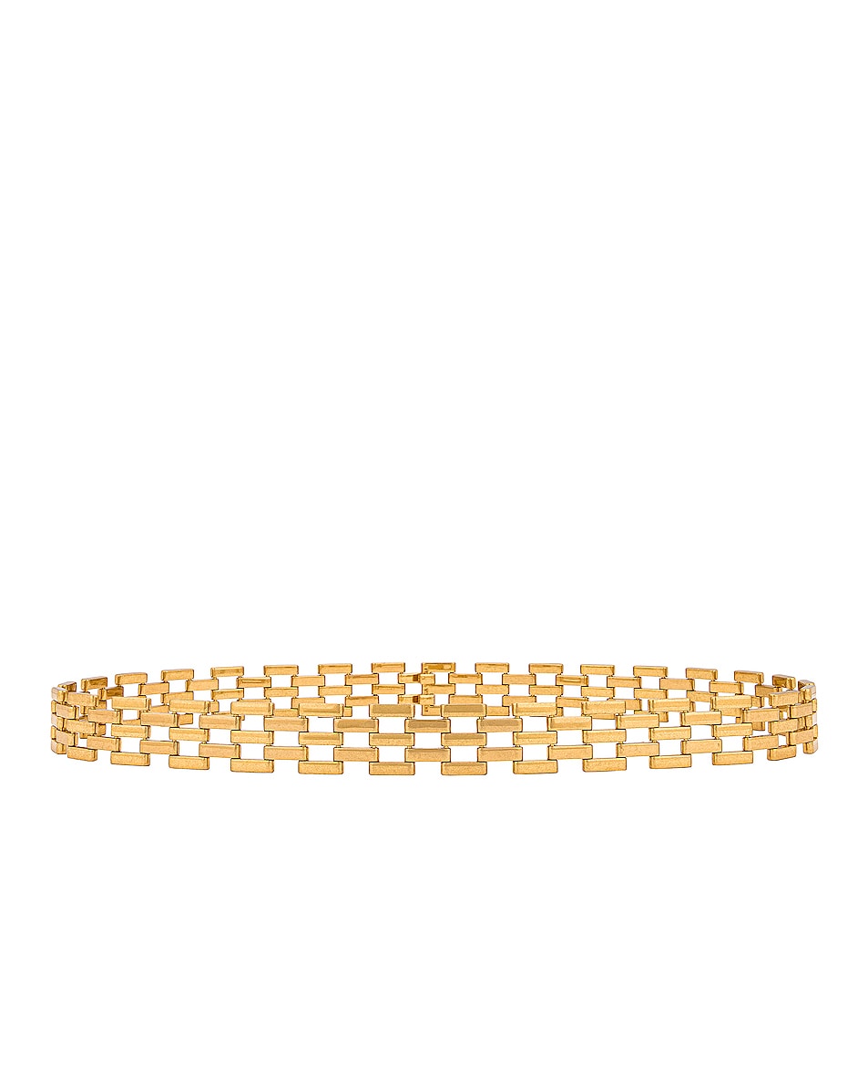 Image 1 of Bottega Veneta Metal Links Belt in Oro