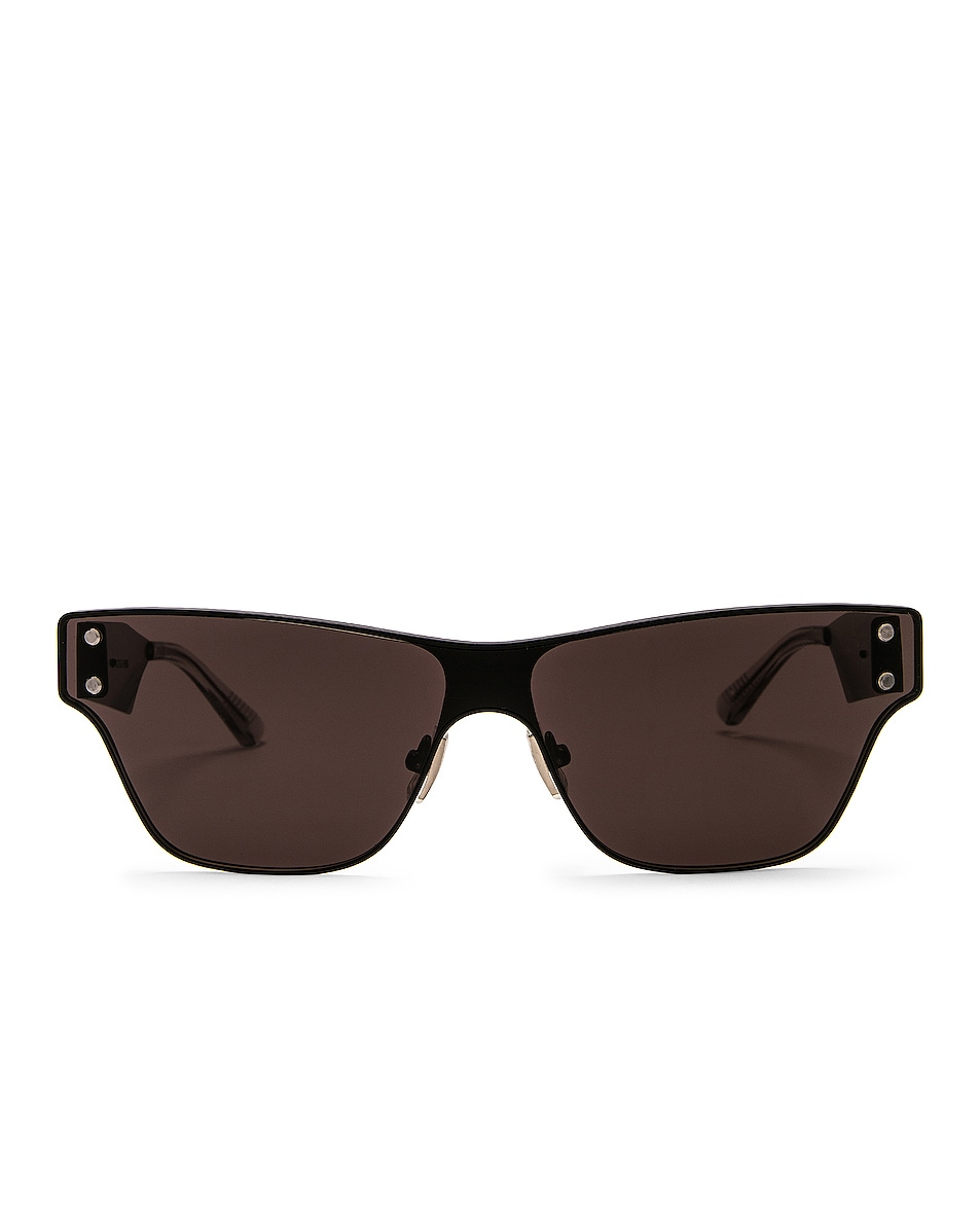 Image 1 of Bottega Veneta Mask Sunglasses in Black