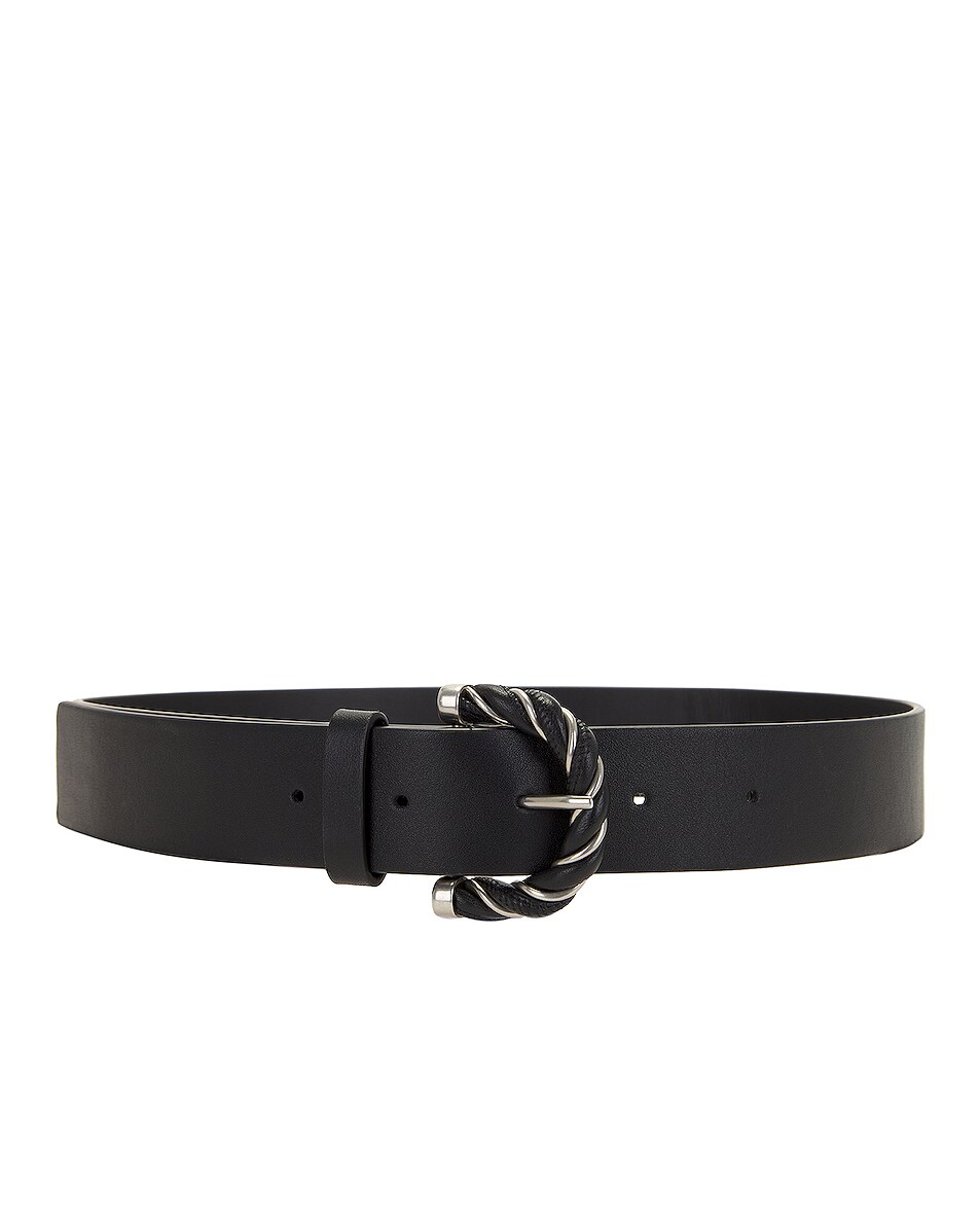 Image 1 of Bottega Veneta 3 Cm Twist Belt in Black