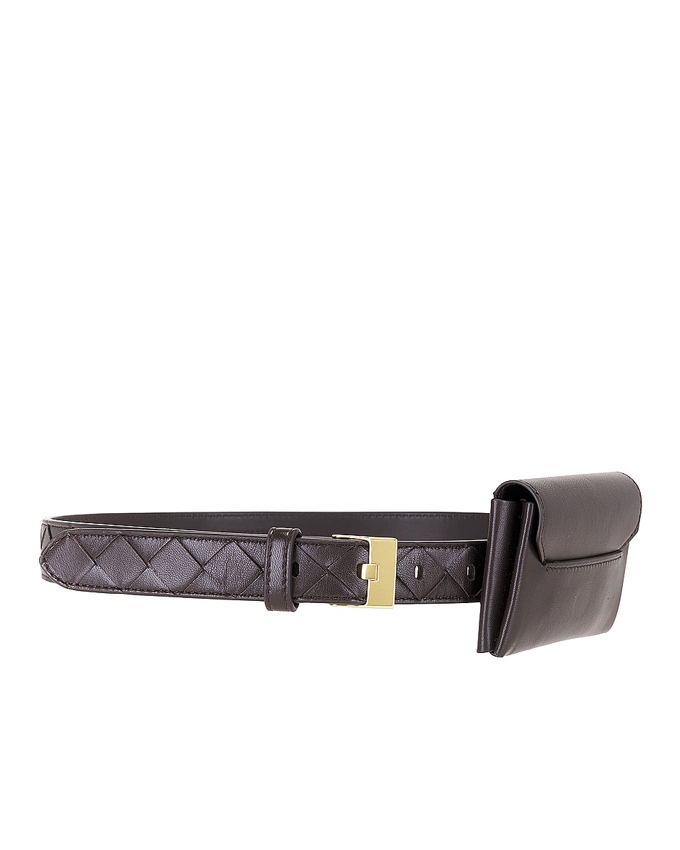 Image 1 of Bottega Veneta Pocket Belt in Fondant & Muse Brass