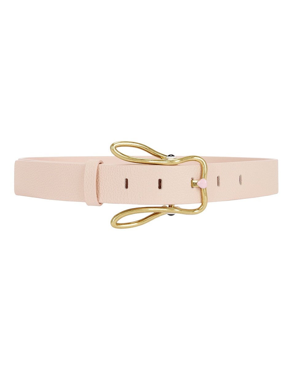 Image 1 of Bottega Veneta Bunny Belt in Cameo & Muse Brass