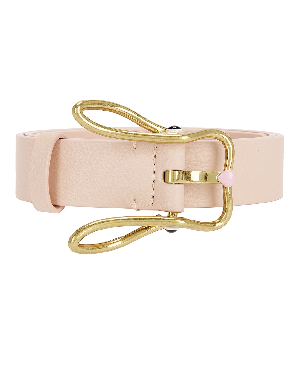 Image 3 of Bottega Veneta Bunny Belt in Cameo & Muse Brass