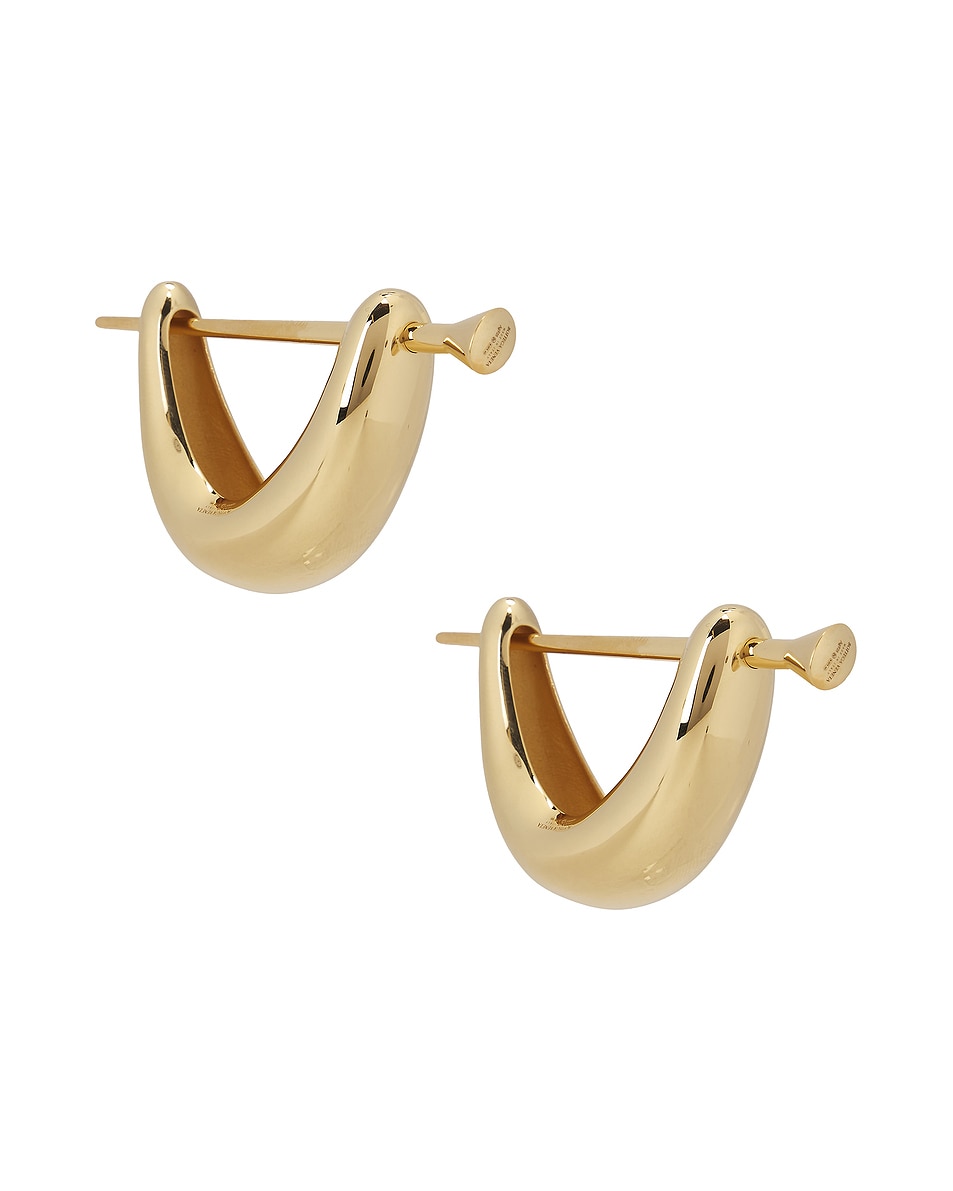 Image 1 of Bottega Veneta Hair Clip in Gold