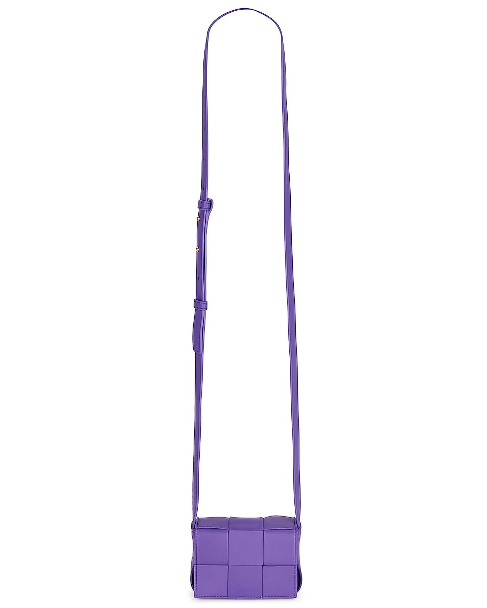 Image 1 of Bottega Veneta Candy Cassette Bag in Purple & Gold