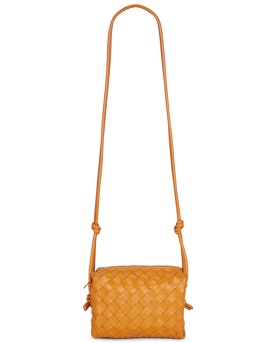 Bottega Veneta Mini Loop Shoulder Bag in Cob & Gold | FWRD