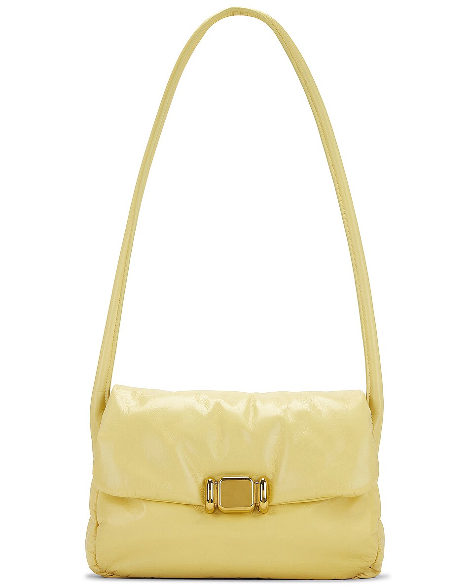 Image 1 of Bottega Veneta Pad Crossbody Bag in Butter & Brass