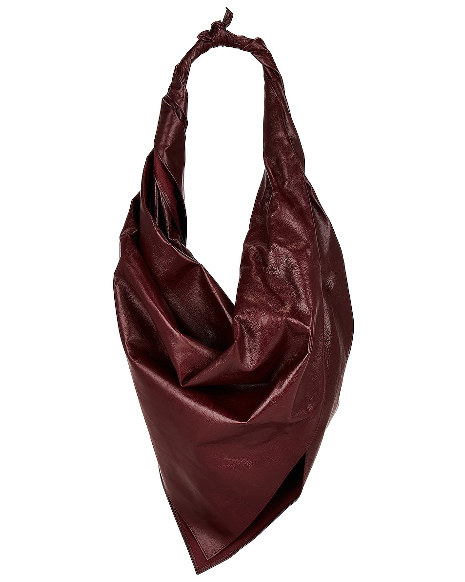 Image 1 of Bottega Veneta Bandana Shoulder Bag in Barolo & Gold