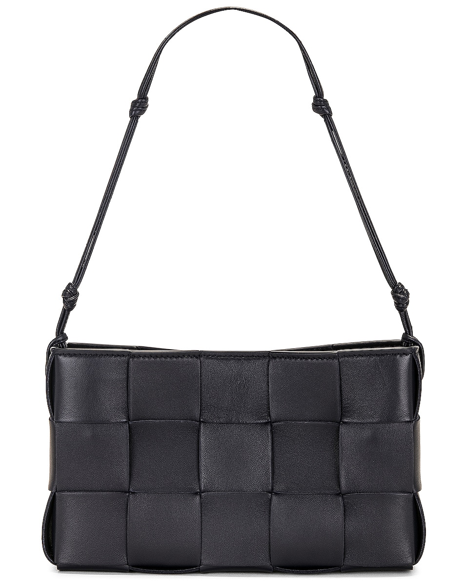 Image 1 of Bottega Veneta Baguette Pochette in Space & Gold