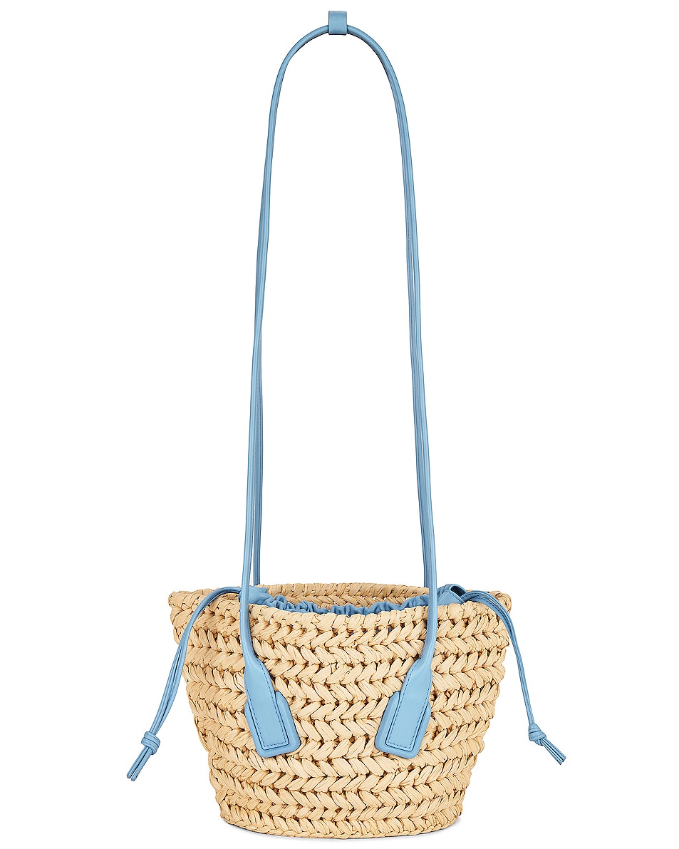 Image 1 of Bottega Veneta Small Arco Basket Bag in Natural & Windswept