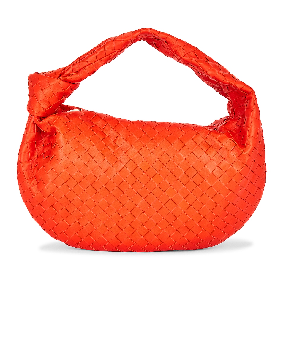 Image 1 of Bottega Veneta Small Jodie Bag in Orange & Gold