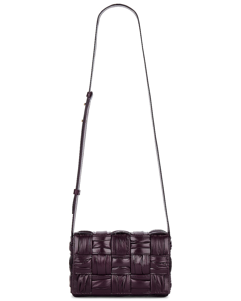 Image 1 of Bottega Veneta Small Cassette Bag in Dark Mystic & Muse Brass