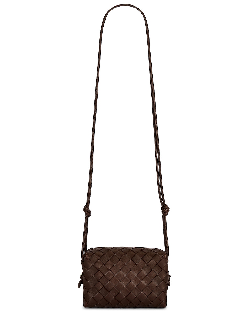 Image 1 of Bottega Veneta Mini Loop Bag in Light Brown & Gold