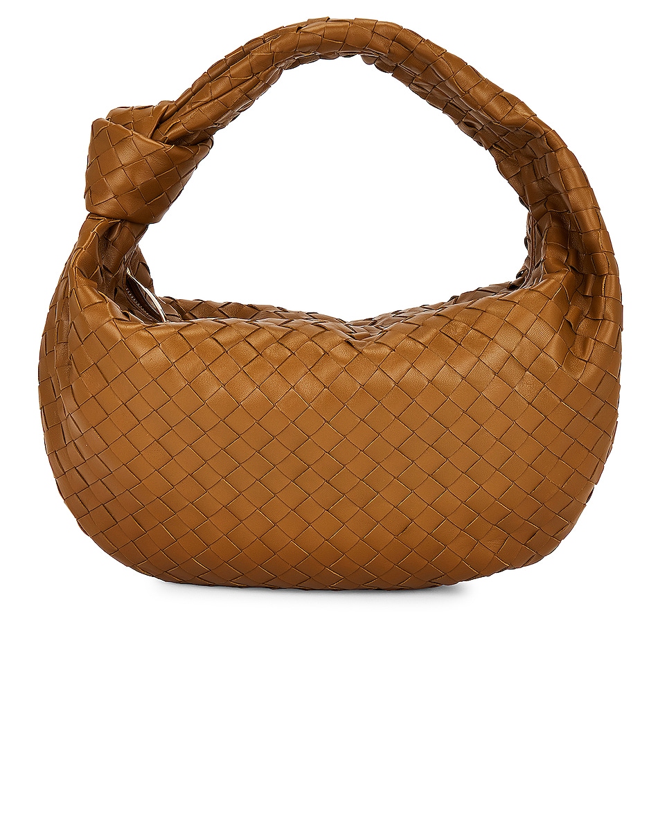 Image 1 of Bottega Veneta Small Jodie Bag in Acorn & Gold