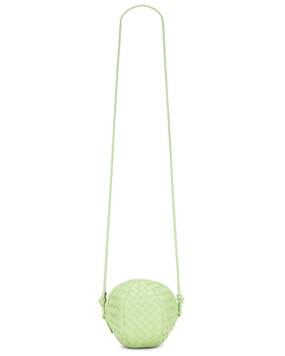 Image 1 of Bottega Veneta Mini Mava Crossbody Bag in Fennel & Muse Brass