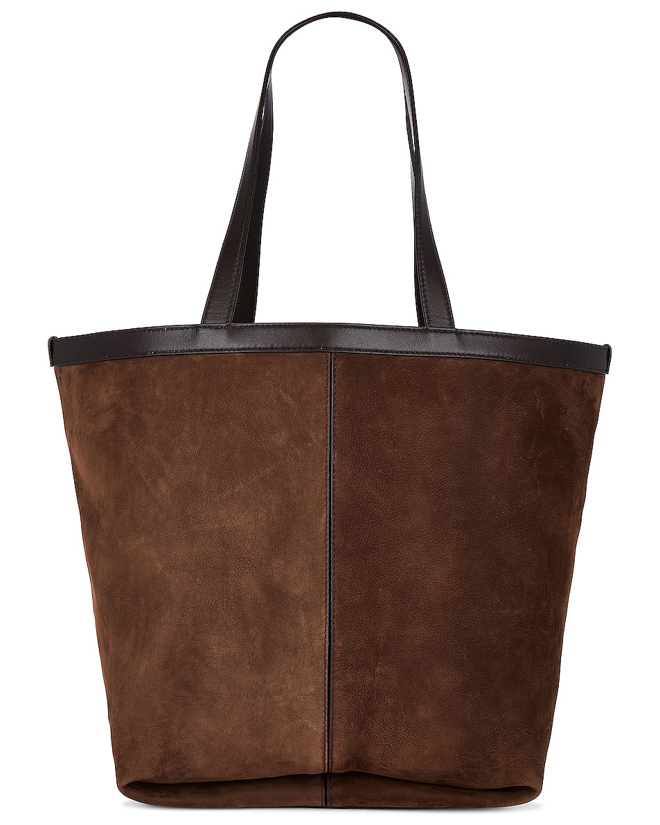 Image 1 of Bottega Veneta Medium Flip Flap Tote Bag in Fondant & Muse Brass