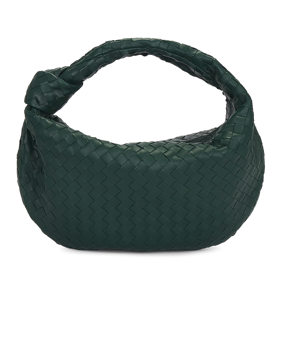 Image 1 of Bottega Veneta Small Jodie Bag in Emerald Green & Gold