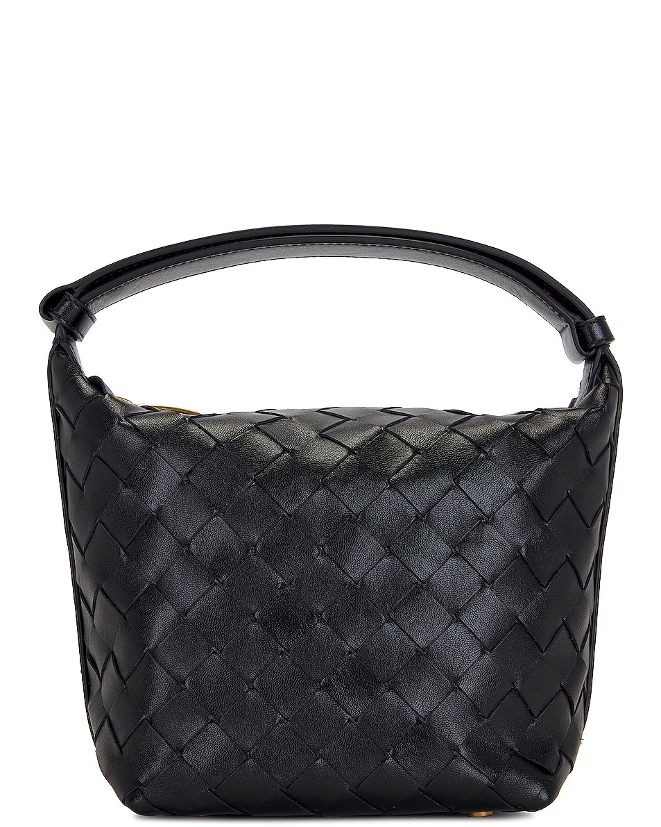 Image 1 of Bottega Veneta Candy Wallace Handbag in Black & Gold