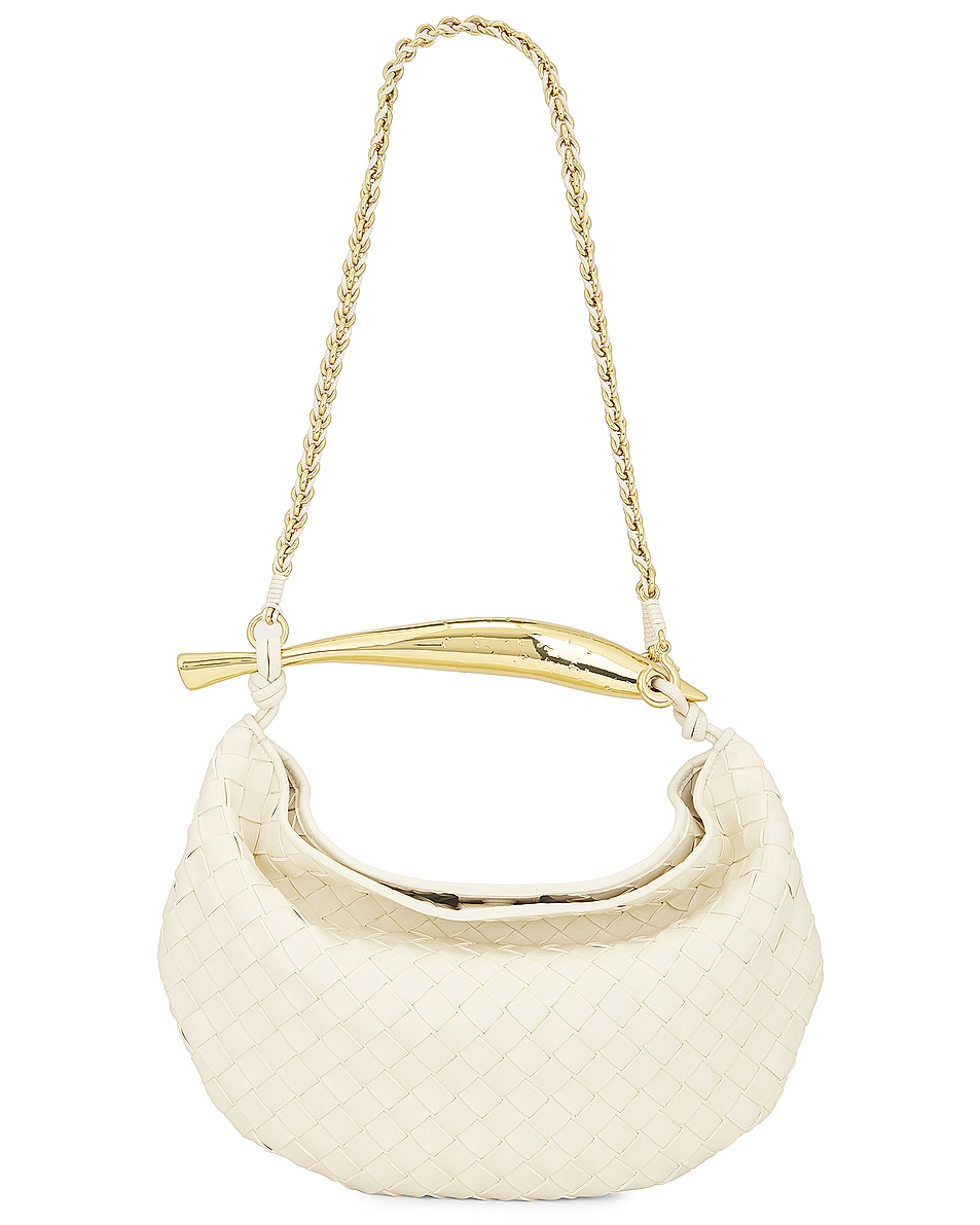 Image 1 of Bottega Veneta Small Sardine Bag in String & Muse Brass