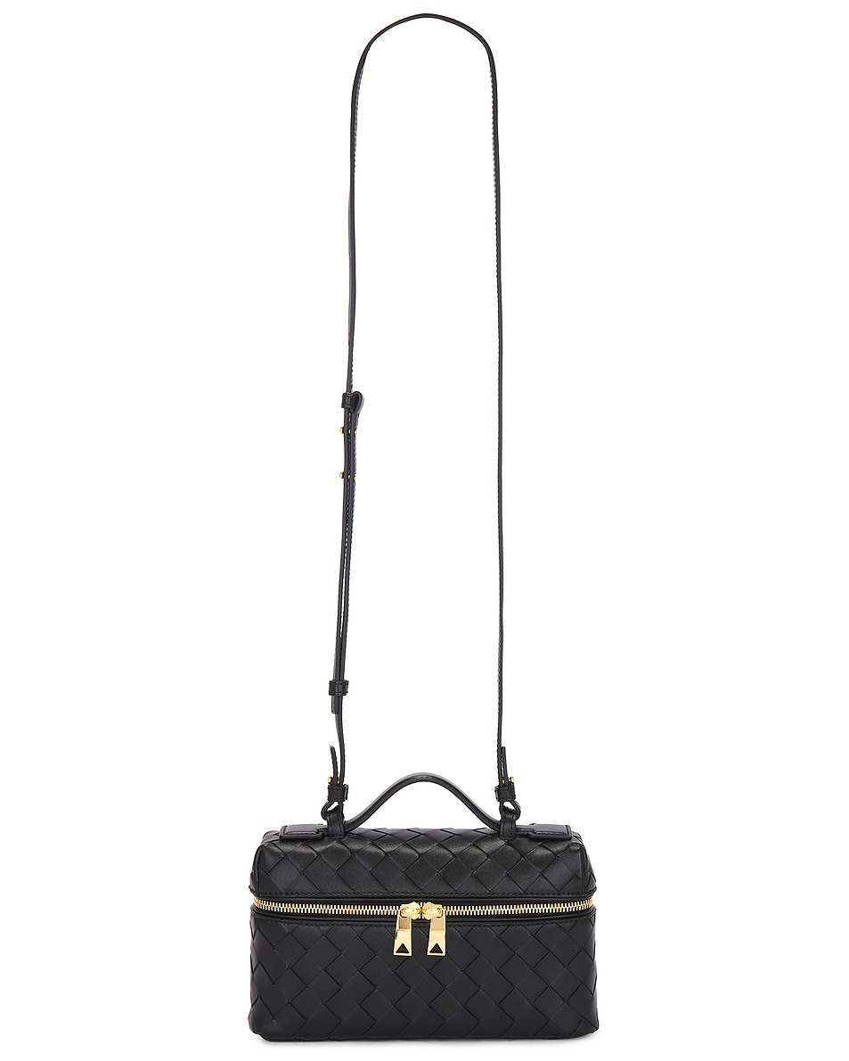 Image 1 of Bottega Veneta Bang Bang Vanity Case Bag in Black & Gold