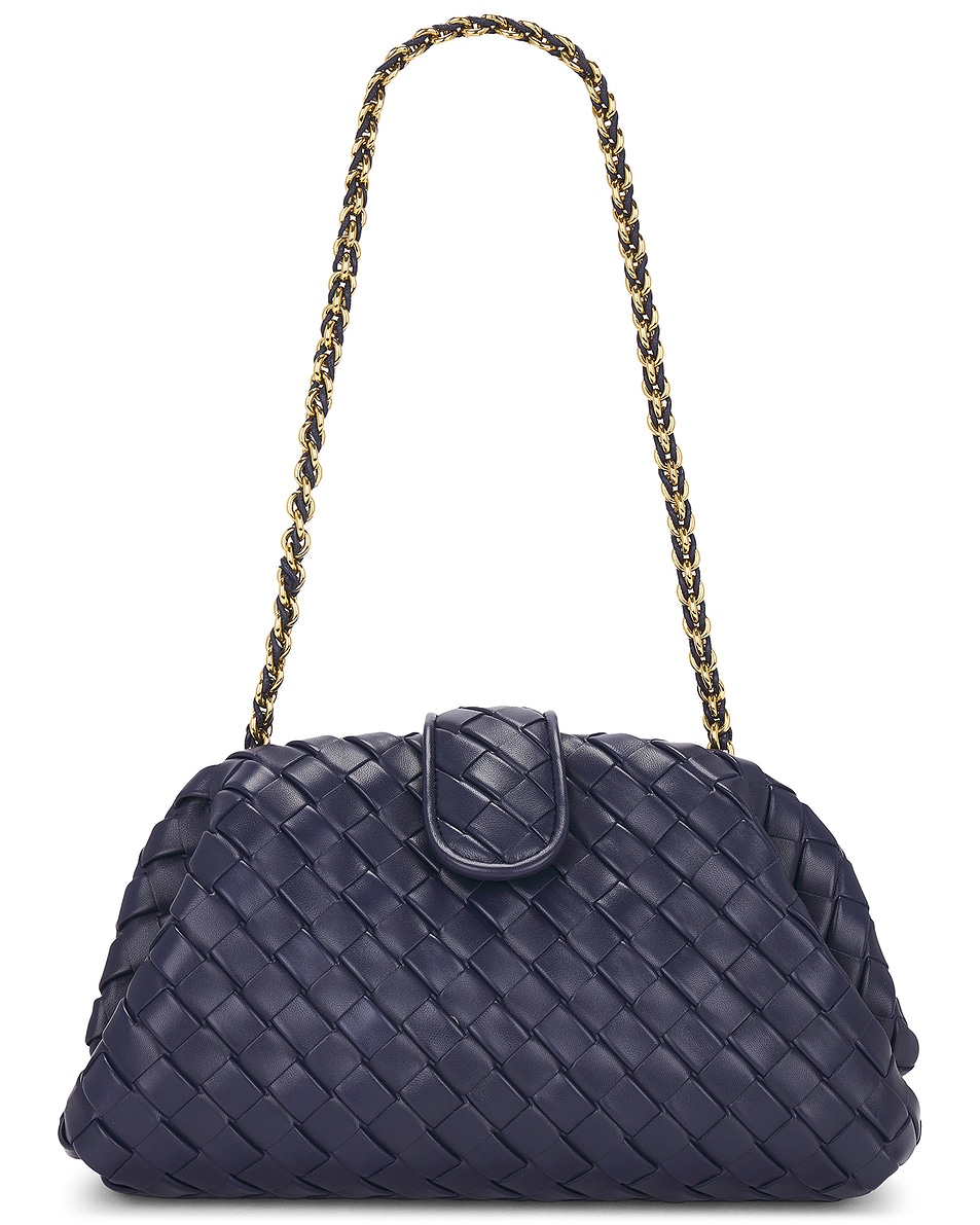 Image 1 of Bottega Veneta Lauren 1980 Teen Clutch in Duke & Muse Bras