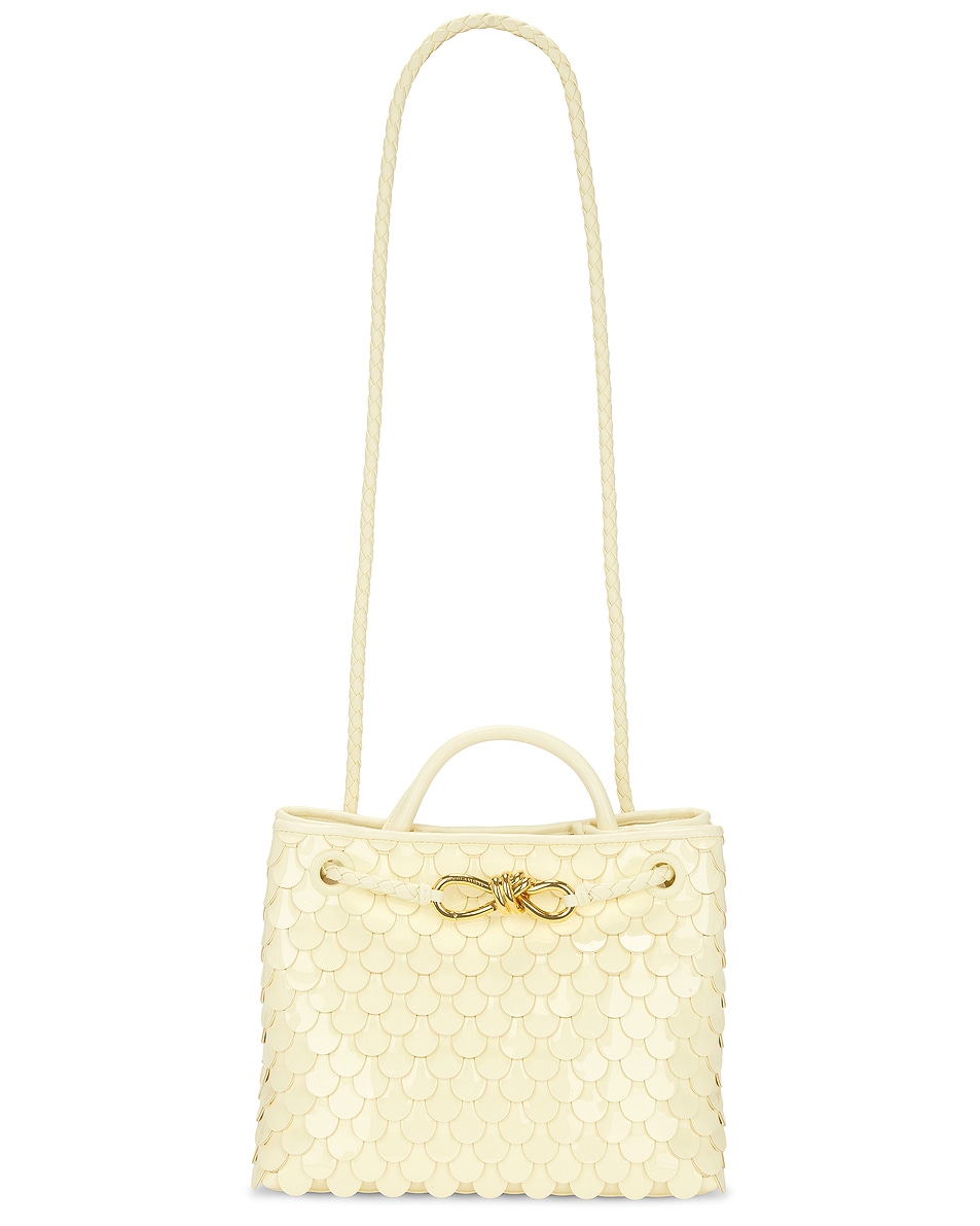 Image 1 of Bottega Veneta Small Andiamo Bag in Chamomile & Muse Brass