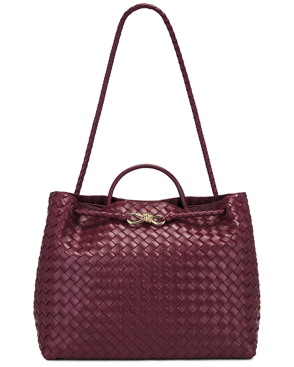 Image 1 of Bottega Veneta Large Andiamo Bag in Barolo & Muse Brass