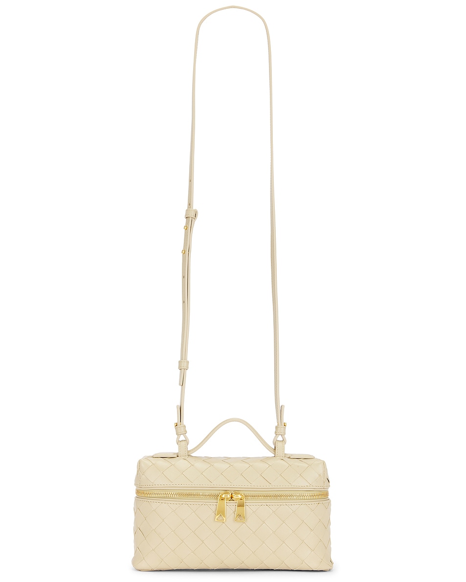 Image 1 of Bottega Veneta Bang Bang Vanity Case Bag in Light Butterscotch & Gold