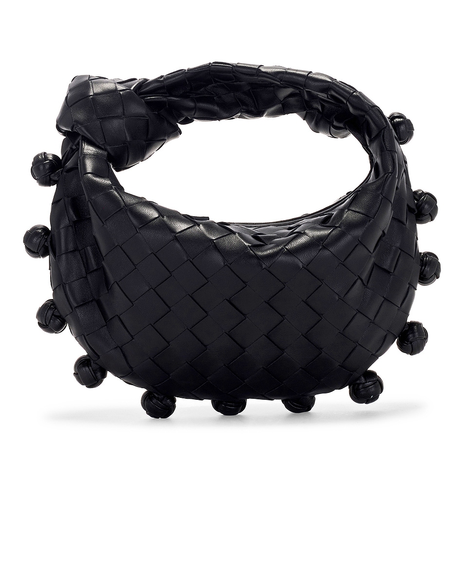 Image 1 of Bottega Veneta Mini Jodie Bag in Black & Gold