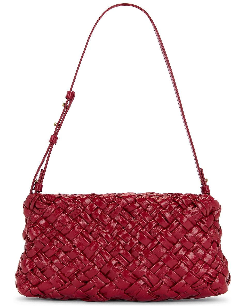 Image 1 of Bottega Veneta Kalimero Cha Cha Bag in Rosewood & Muse Brass