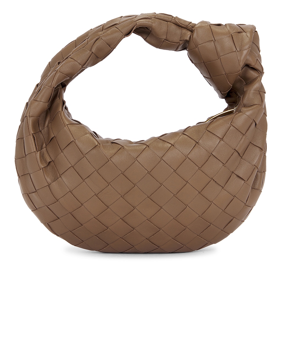 Image 2 of Bottega Veneta Mini Jodie Bag in Pinecone & Gold