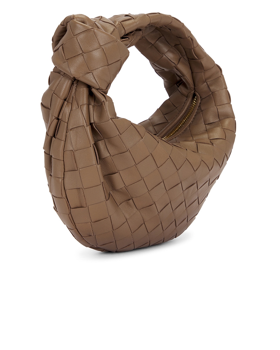 Image 3 of Bottega Veneta Mini Jodie Bag in Pinecone & Gold