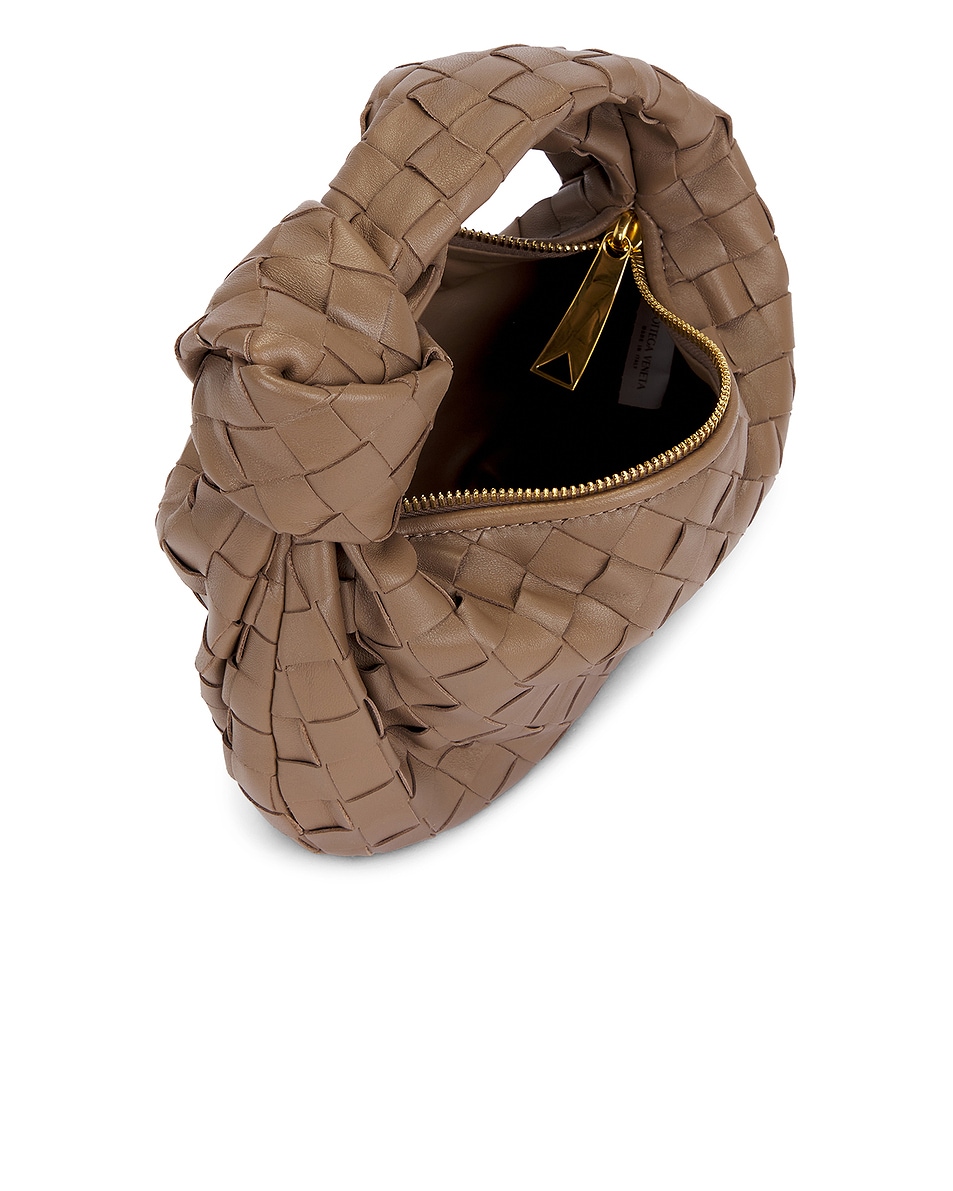 Image 4 of Bottega Veneta Mini Jodie Bag in Pinecone & Gold