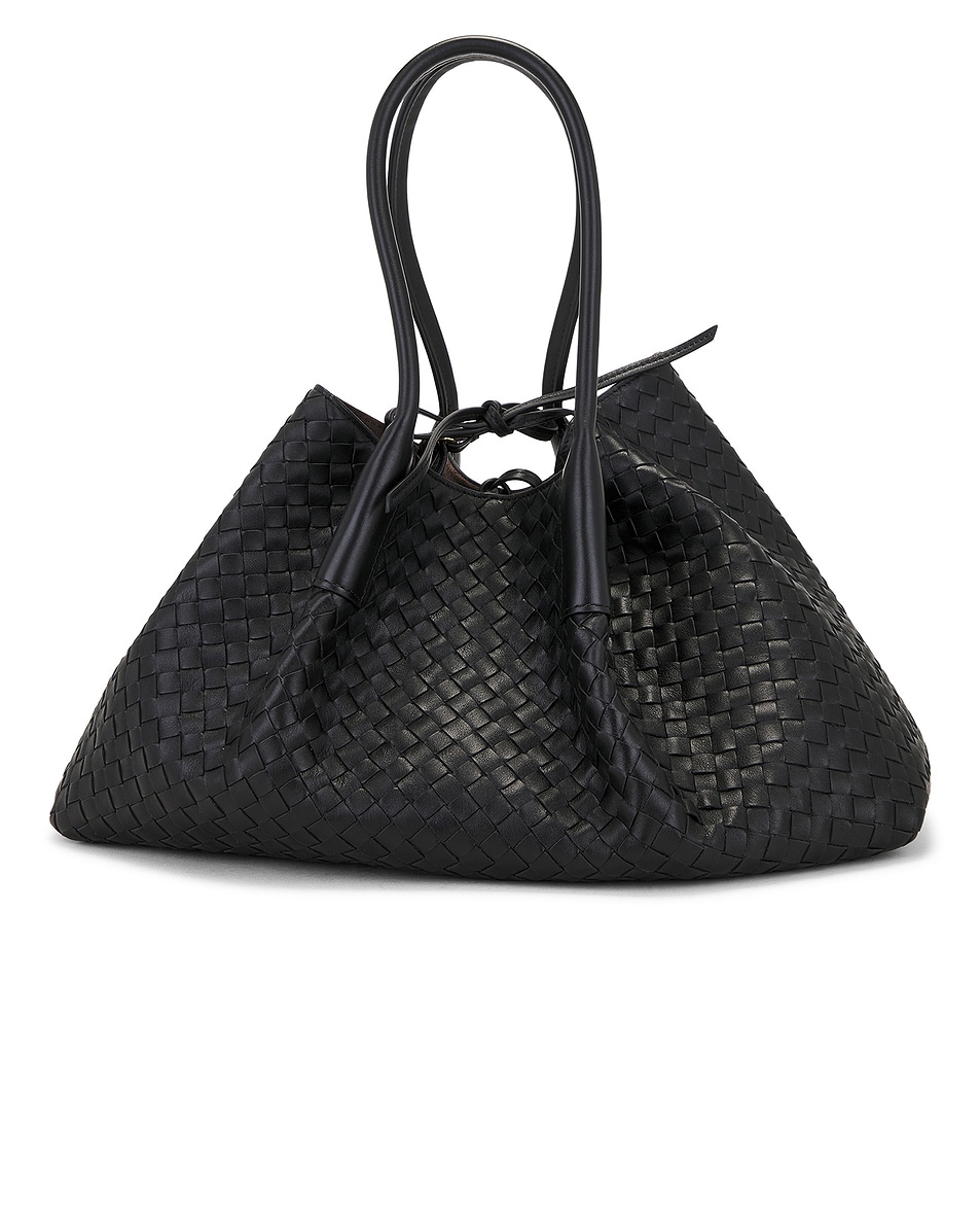 Image 1 of Bottega Veneta New Tote Bag in Black, Fondant, & Muse Brass