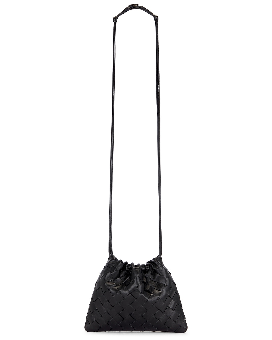 Image 1 of Bottega Veneta Small Intrecciato Dustbag in Black & Gold