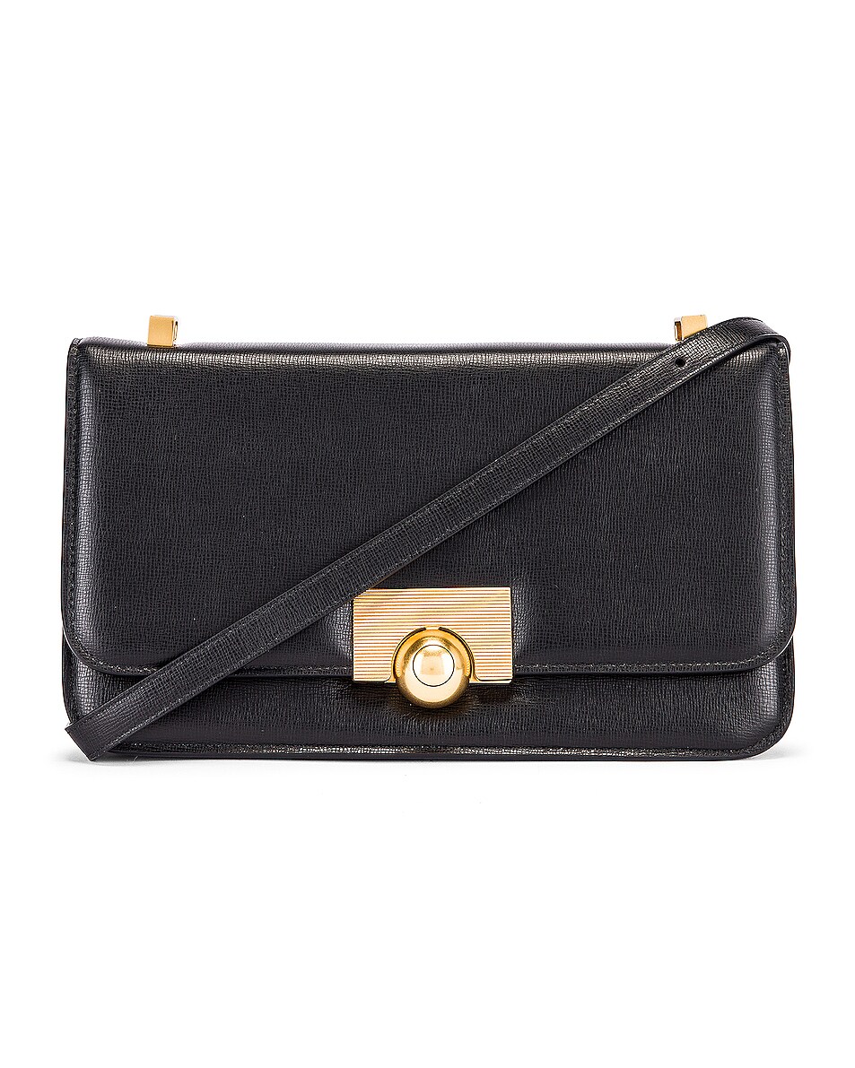 Image 1 of Bottega Veneta Leather Classic Bag in Black & Gold