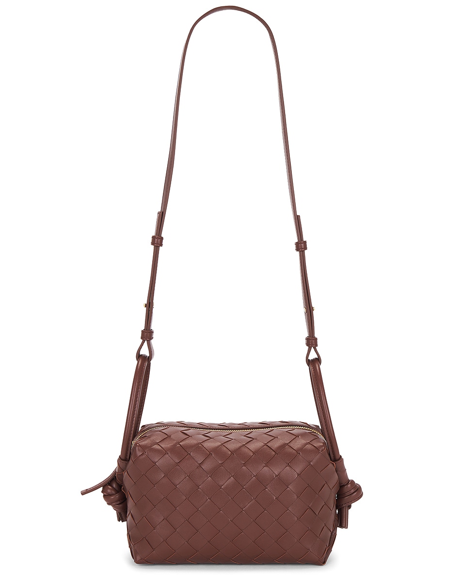 Image 1 of Bottega Veneta Loop Top Handle Bag in Sapele & Muse Brass