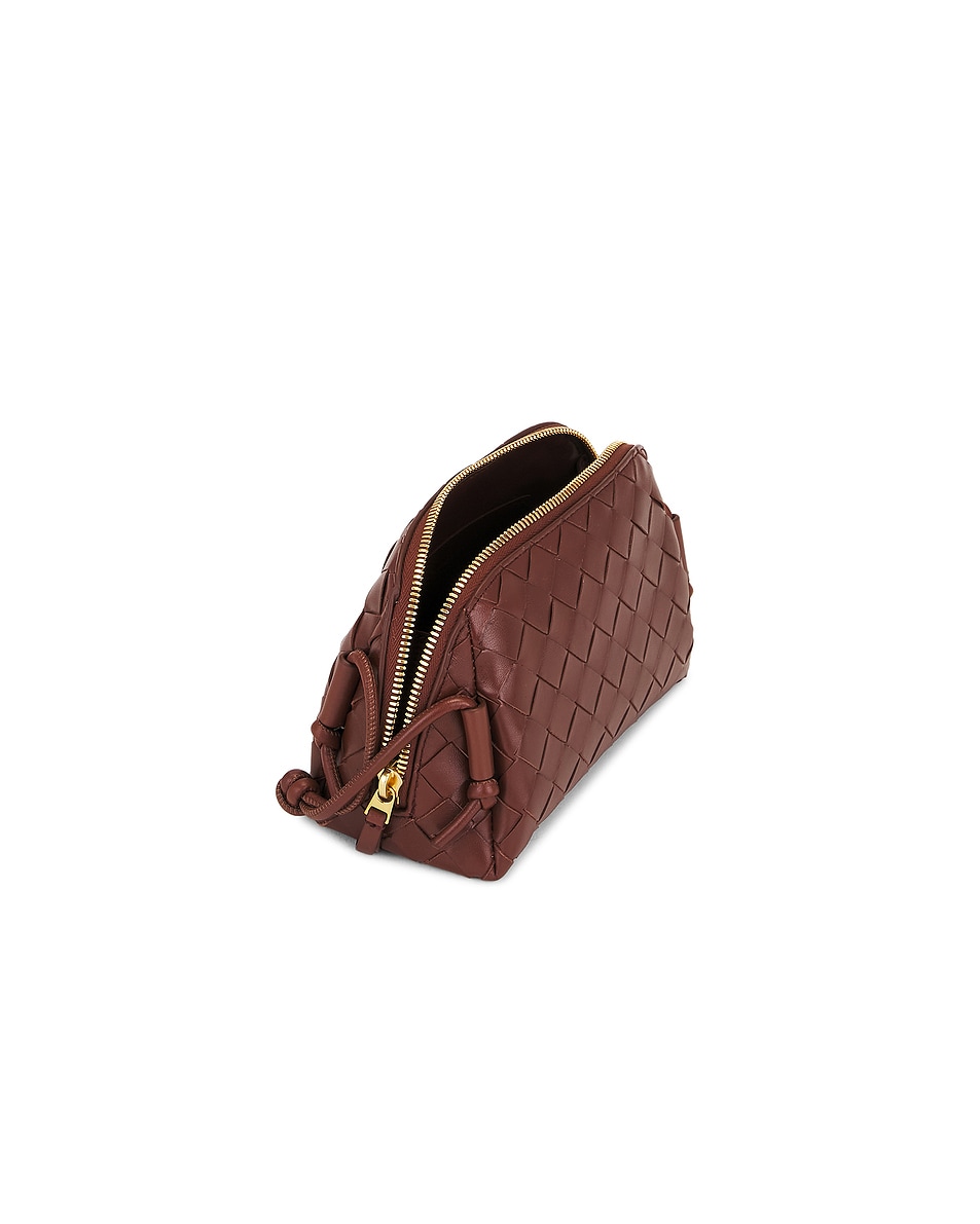 Image 5 of Bottega Veneta Concert Pouch in Sapele & Gold
