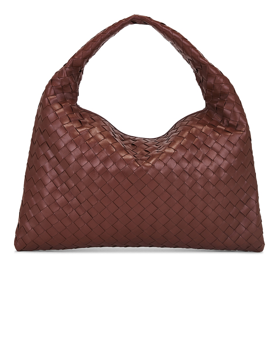 Image 1 of Bottega Veneta Hop Bag in Sapele & Muse Brass